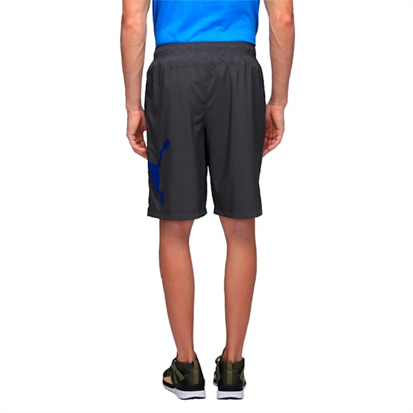 ESS Big Cat Woven Shorts 10", Asphalt-True Blue, extralarge-IND
